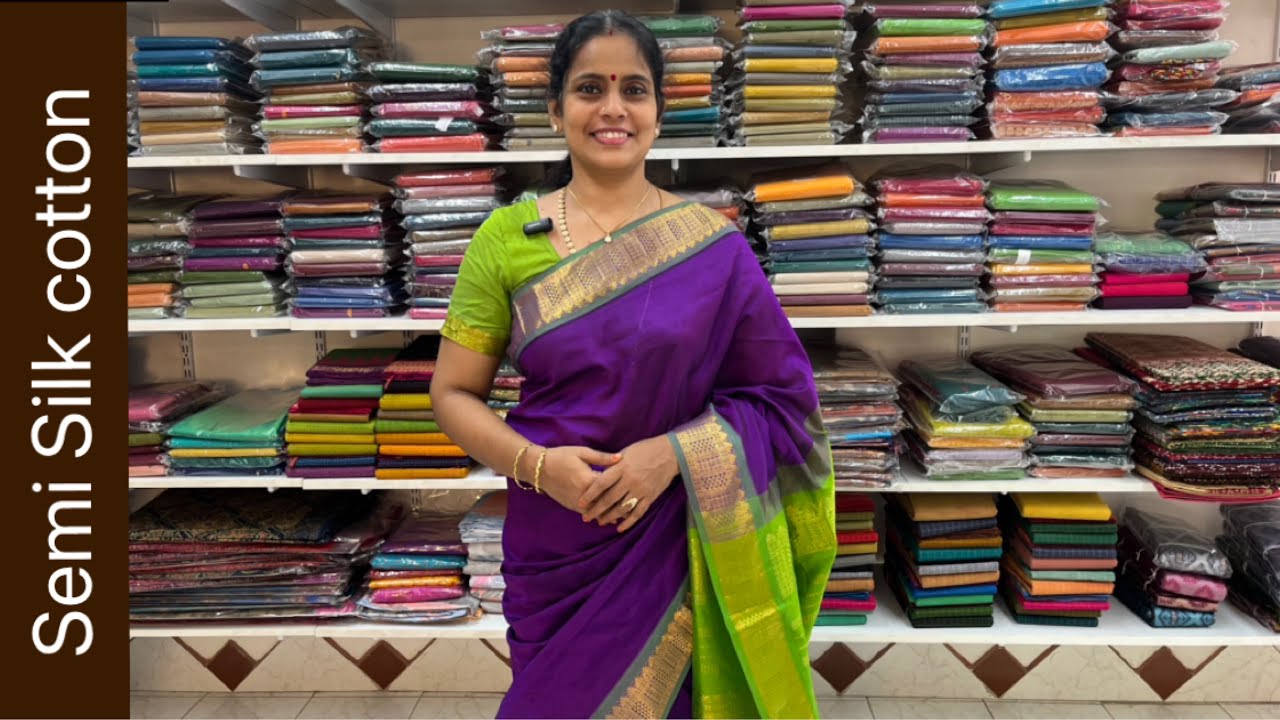 Semi silk cotton | Apavaranam ￼| 4 October 2023 ￼