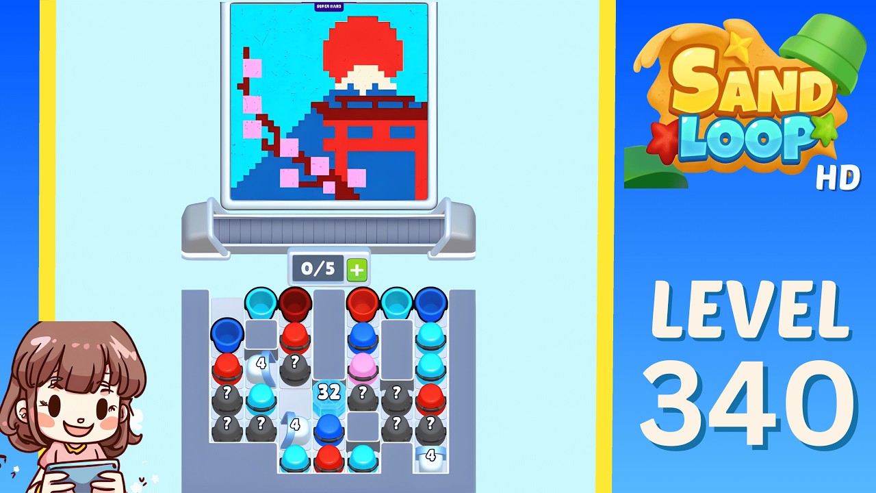 Sand Loop Level 340 Solution Walkthrough