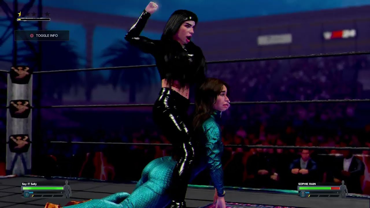 WWE 2K24 RAGE UNDERGROUND| Sophie Rain vs Selena