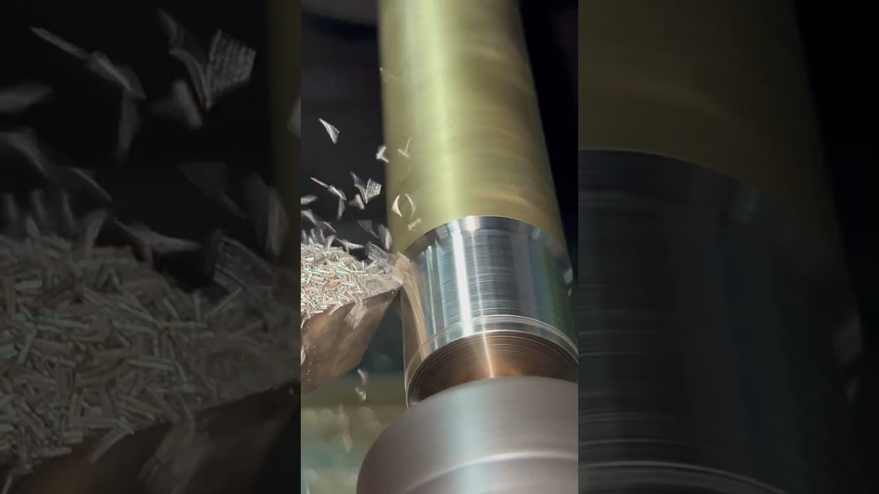 Lathe work process  
