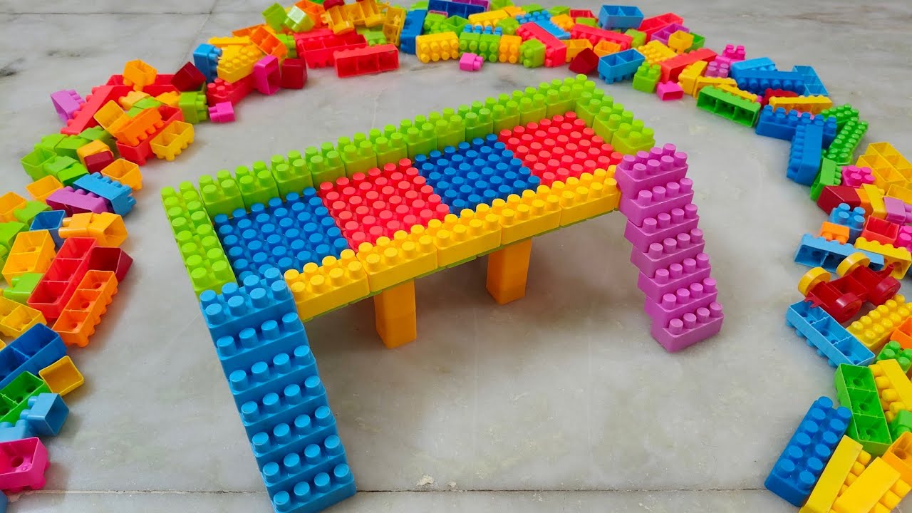 Satisfying DIY Bridge ASMR/Building Blocks/Lego building blocks videos/block game#buildingblocks.