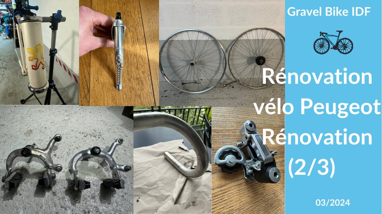 Rénovation Vélo Peugeot Vintage - La rénovation (2/3)