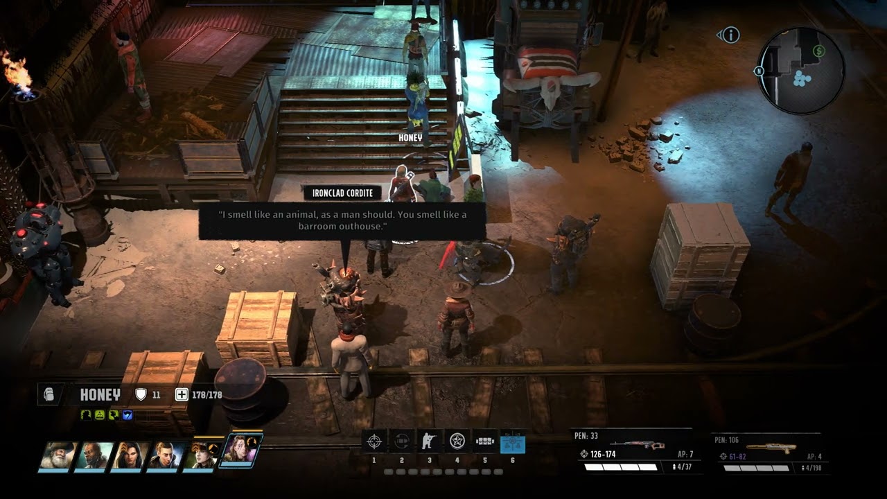 Wasteland 3 - Ironclad Cordite and Scotchmo Unique Dialogue