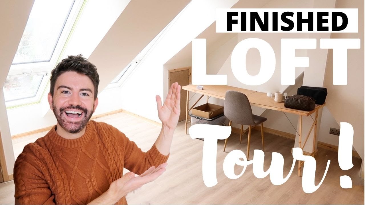 FINISHED EMPTY LOFT TOUR! DREAM VICTORIAN LOFT CONVERSION WITH ENSUITE TOUR UK | MR CARRINGTON 2021