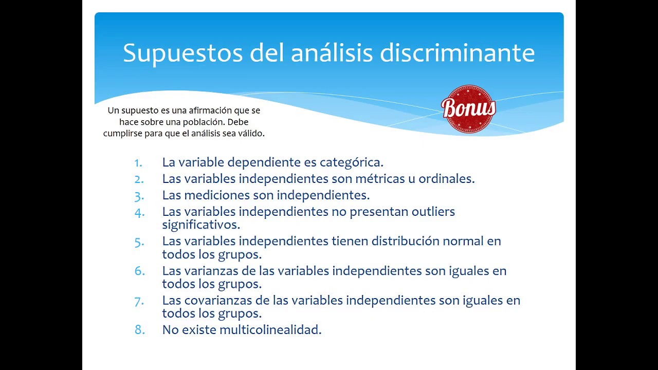 Análisis Discriminante en SPSS | Pablo Vailati 🙋🏼‍♂️