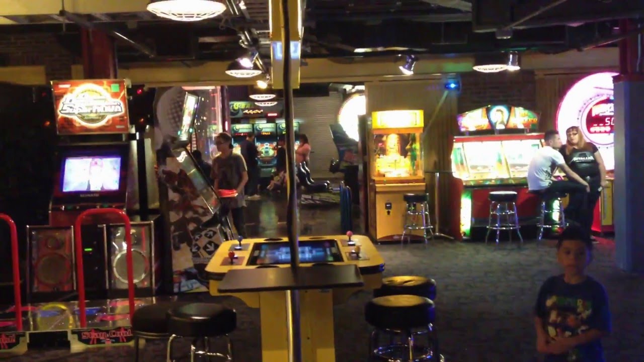 Video Game Arcade Tours - Gameworks - FULL VIDEO TOUR (Ontario, California)