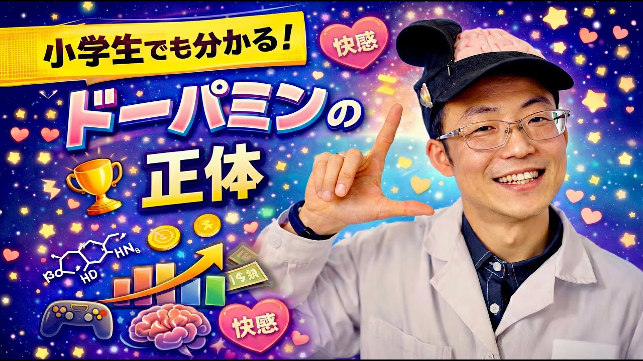 小学生でも分かる！ドーパミンの正体【ドパ兄】