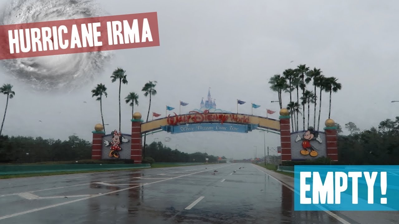An Empty Walt Disney World During Hurricane Irma, Hurricane Damage & More! | BrandonBlogs