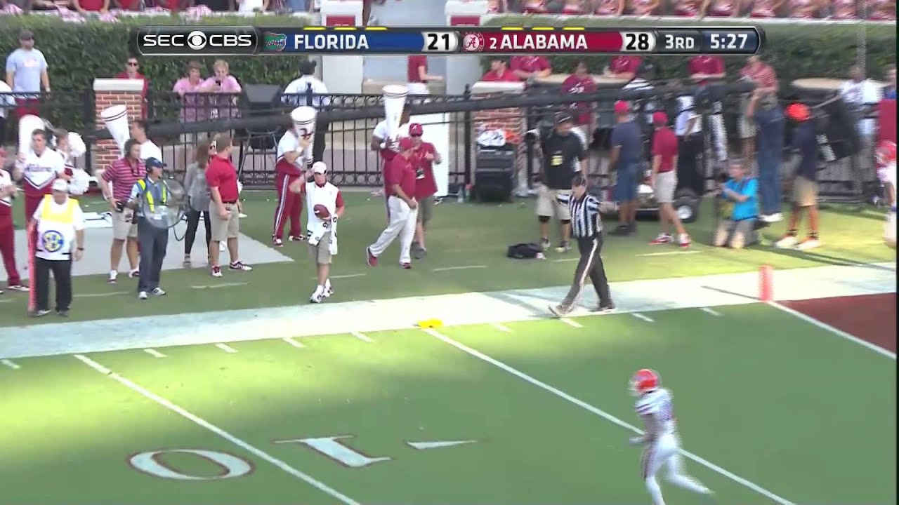 Alabama vs Florida, 2014 (in under 47 minutes)