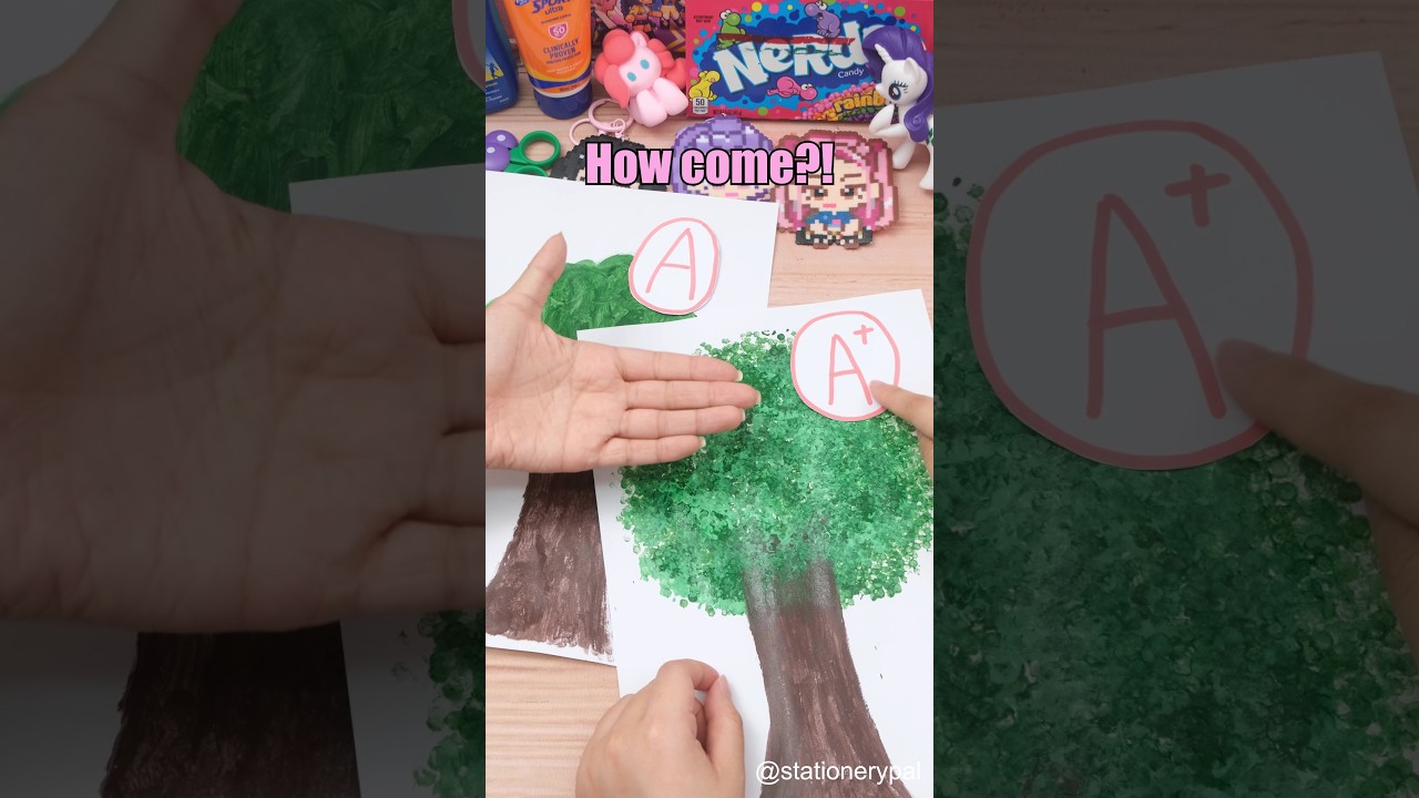 Awesome tips to quickly draw a tree🌳✏️#shorts