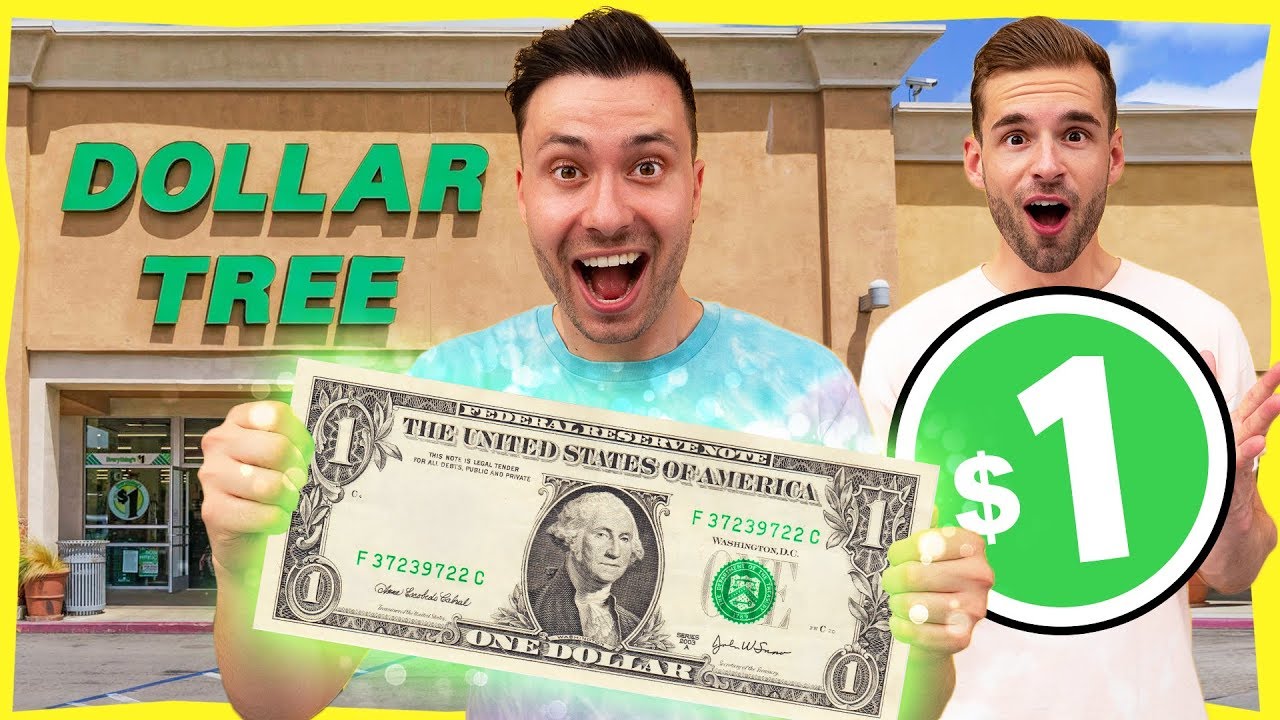 1 DAG LEVEN VAN 1 DOLLAR PRODUCTEN IN AMERIKA! ($1 Experiment)