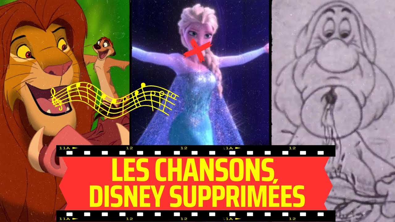 Les Chansons Disney Coupées au montage que vous n'avez jamais entendues !!!