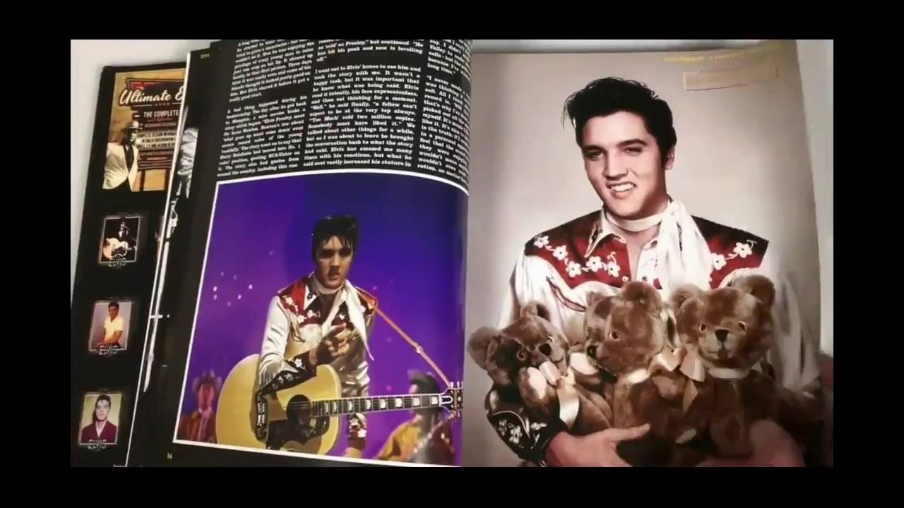 Elvis Presley A Touch Of Gold Lame Hardcover Book