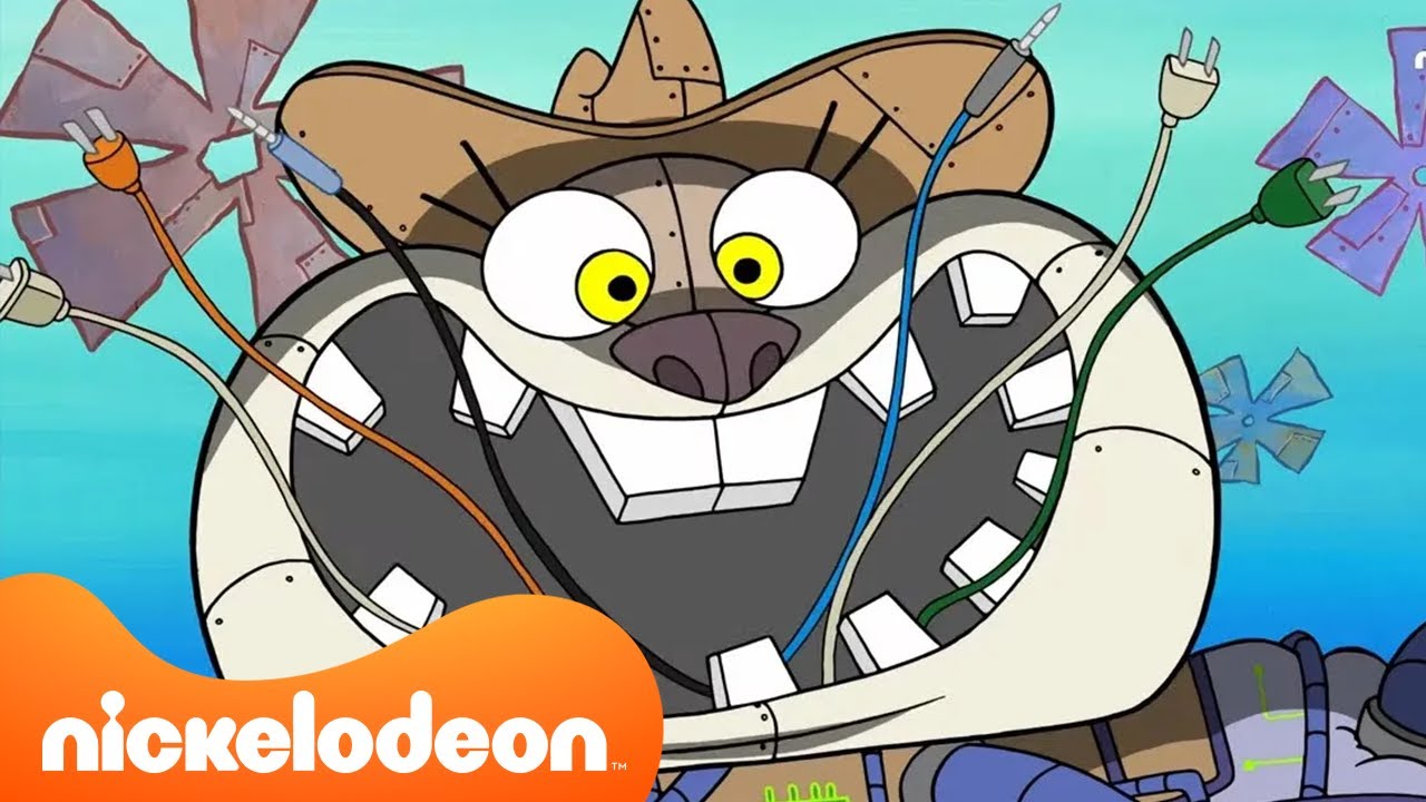 Bob Esponja | Se Bob Esponja e Lula Molusco Fossem Robôs 🤖 | Nickelodeon em Português