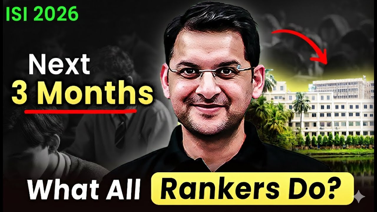 3 Months Strategy to crack ISI 2026 | Detailed Plan | Abhay Sir | VOS