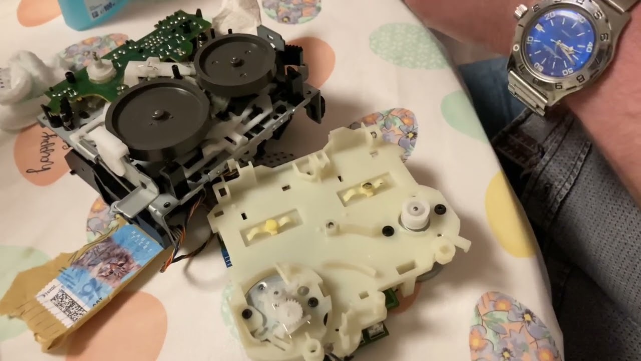 Замена пасиков Sony TC-WR-690