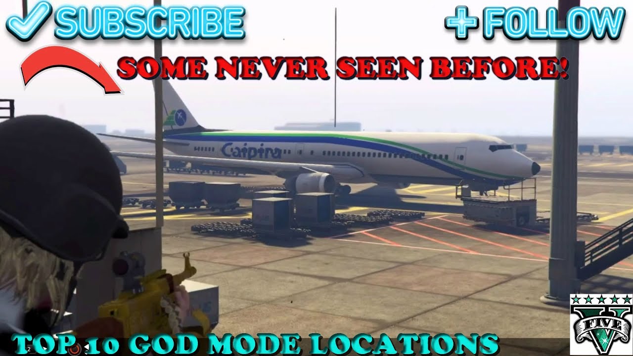 GTA 5 Online *New*Top 10 God Mode Locations (Wallbreaches)After Patch 1.40