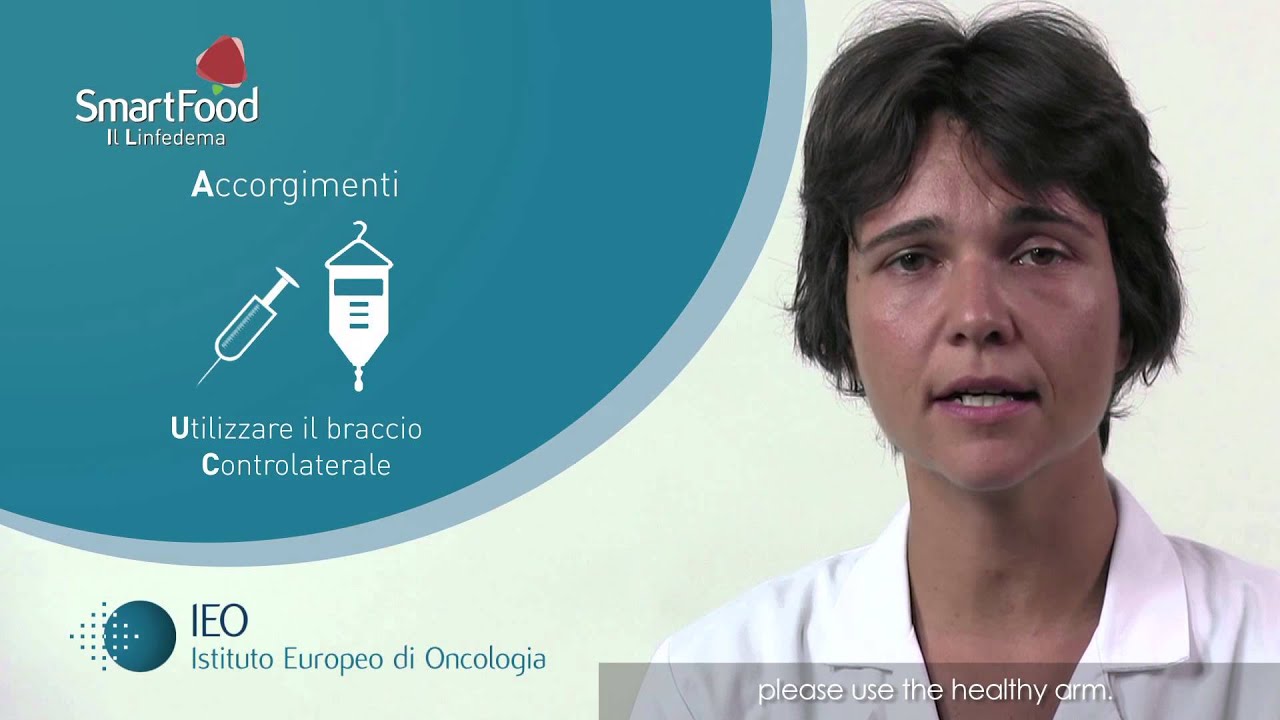 Prevenzione del linfedema per le donne operate al seno: consigli pratici - SUB ENG
