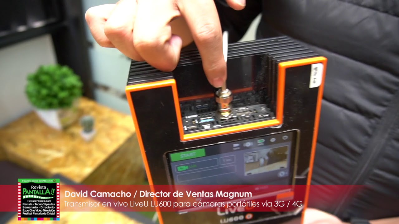 Transmisor LiveU LU600 con soporte Magnum en elecciones y Mundial de Rusia 2018