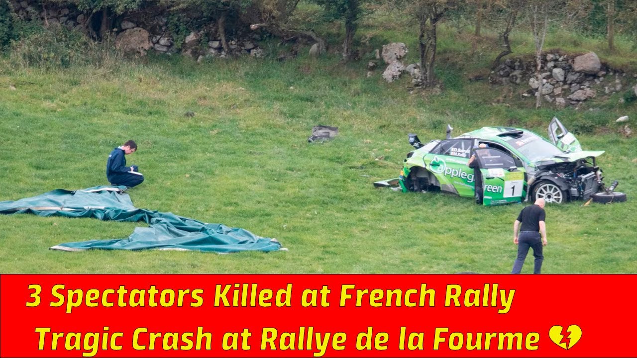 3 Spectators Killed at French Rally – Tragic Crash at Rallye de la Fourme 🇫🇷💔