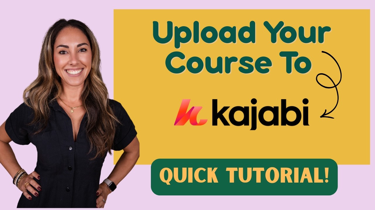 How To Upload Your Course To Kajabi (Quick Walk-Through!!)