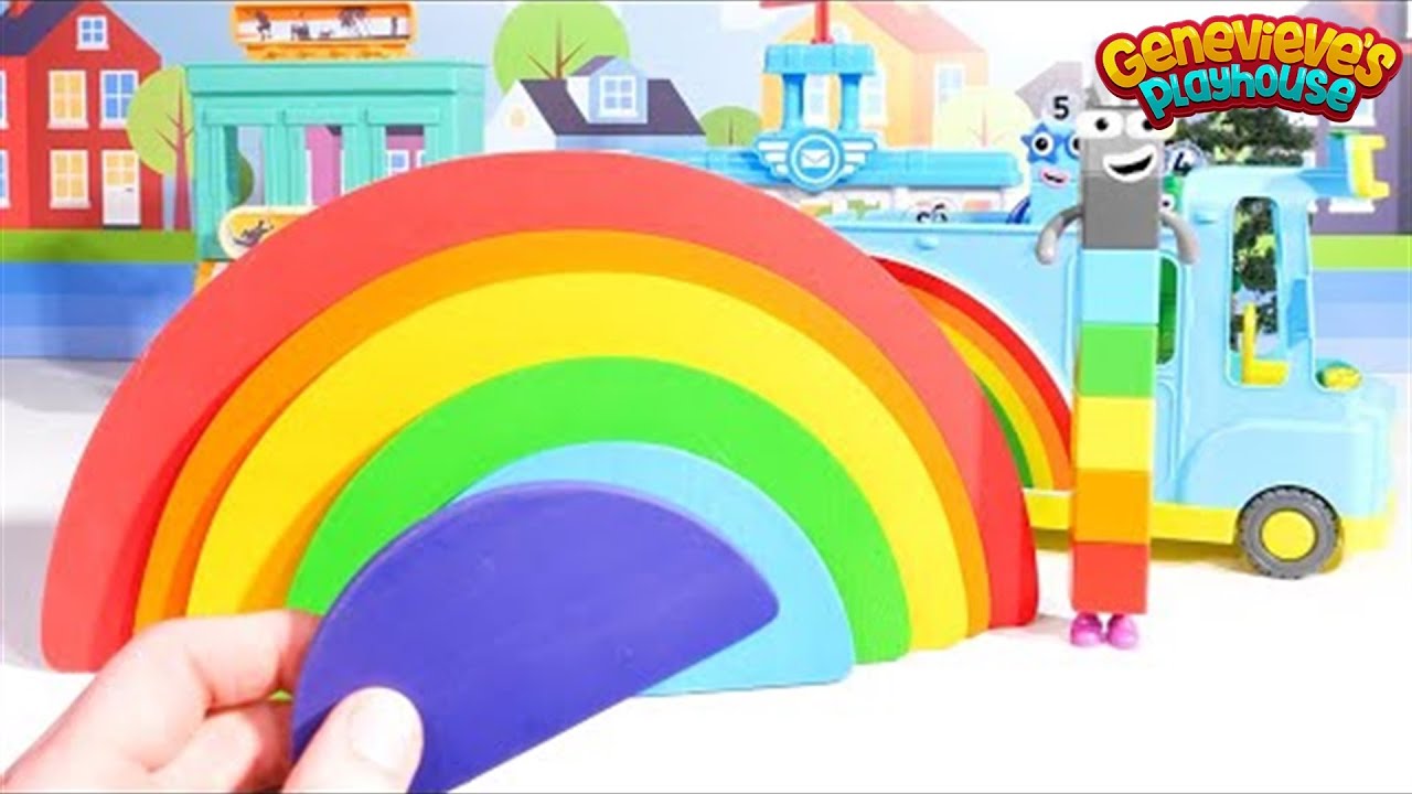 Best Toy Learning Video for Kids - Let's Learn Counting, Colors, + Spanish Words with Number Blocks!