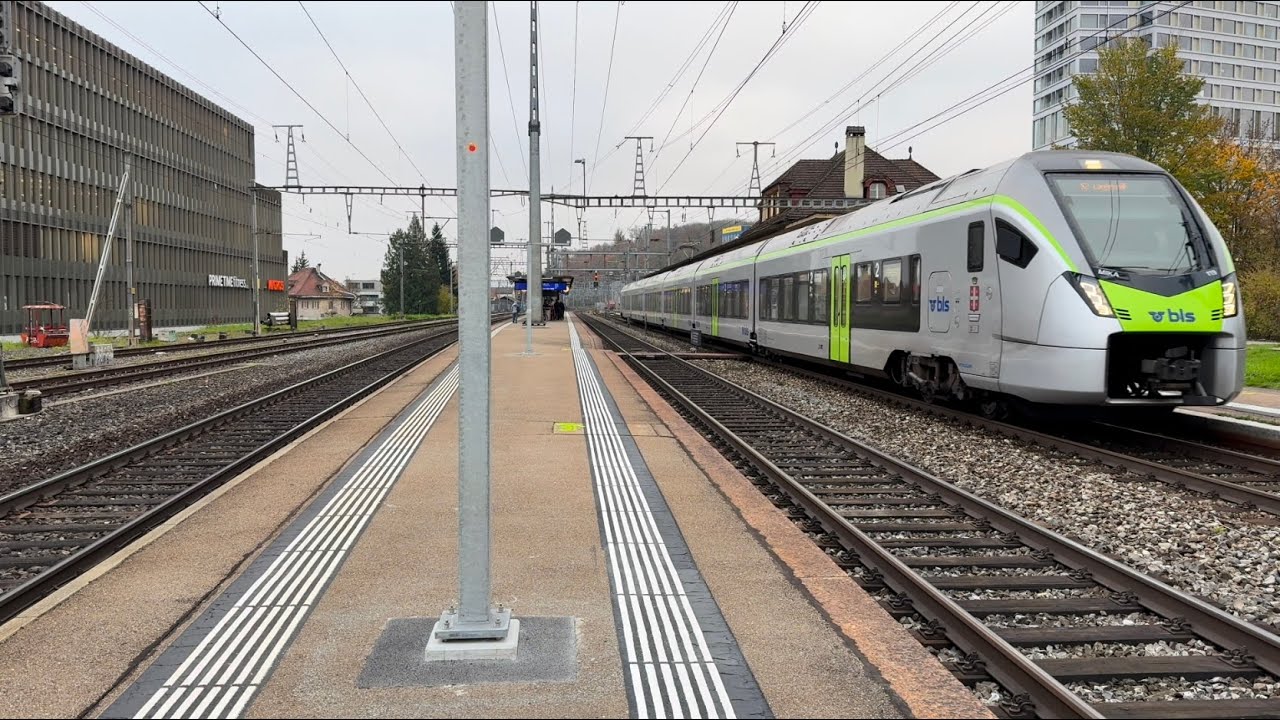Bahnverkehr in Ostermundigen (07.11.2024)