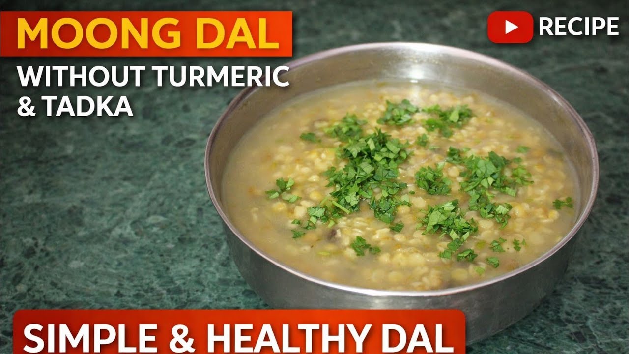 Bina Haldi Bina Tadka Moong Daal | Simple LivePlain Moong Daal| Bina Haldi Tadka | Live Cooking