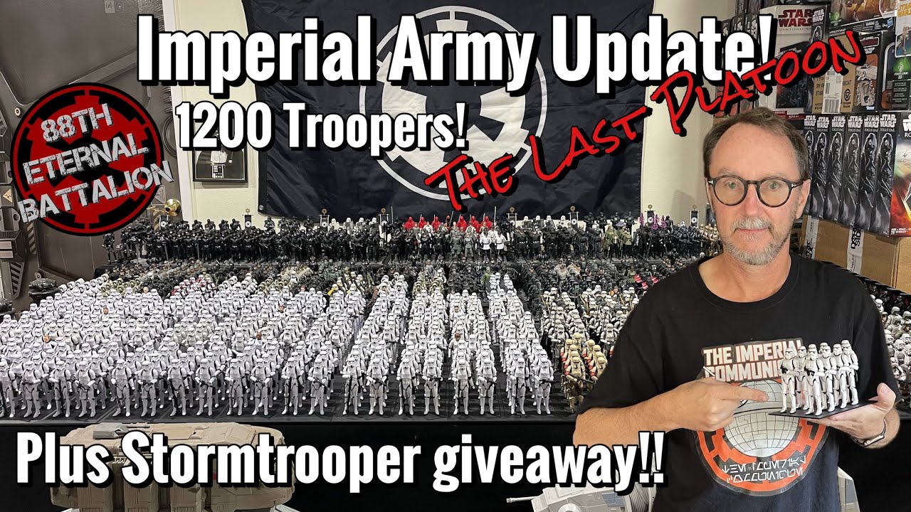 Massive Star Wars Imperial Army Update! [456 STORMTROOPERS] Giveaway!!