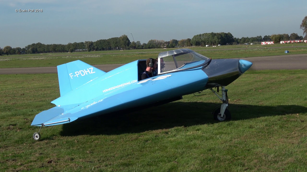 Verhees Delta D-2 Two Seater F-PDHZ Homebuilt Flying Wing (UFO) Teuge Airport Holland 13-10-2018