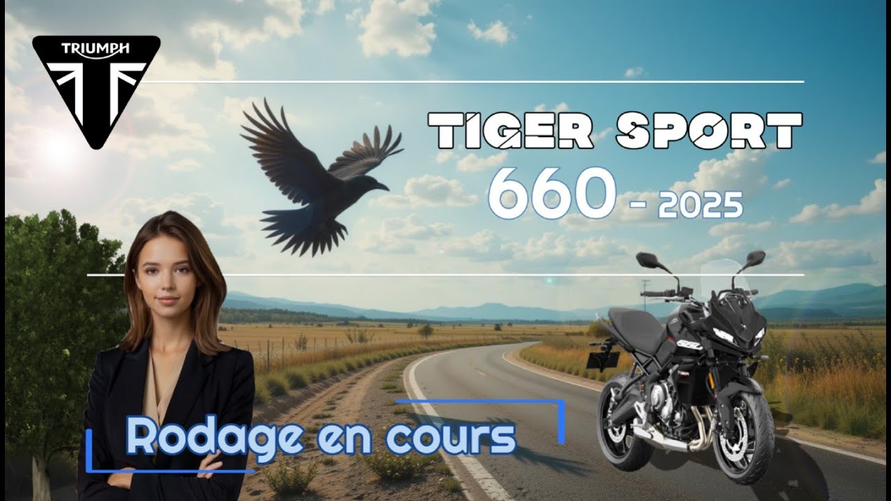 Triumph Tiger sport 660 2025, rodage en cours