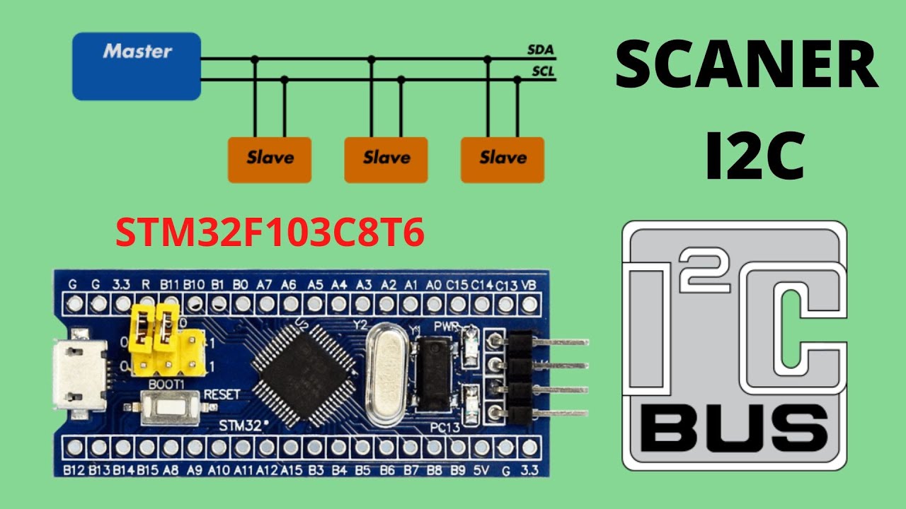 ESCANER I2C CON STM32F103C8T6