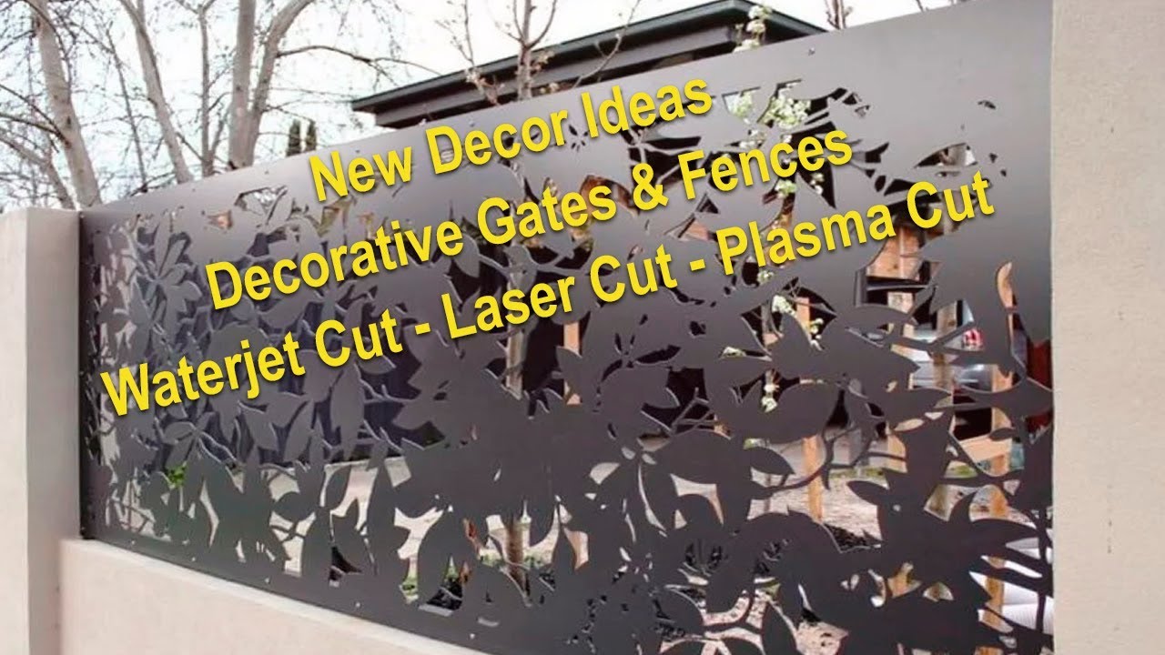 Decorative Fence & Gate Panels | Fence Design Ideas for House 2019