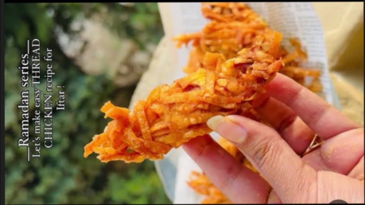 Let's make | chicken thread strips | crunchy and delicious | RAMADAN SPECIAL | recipe 