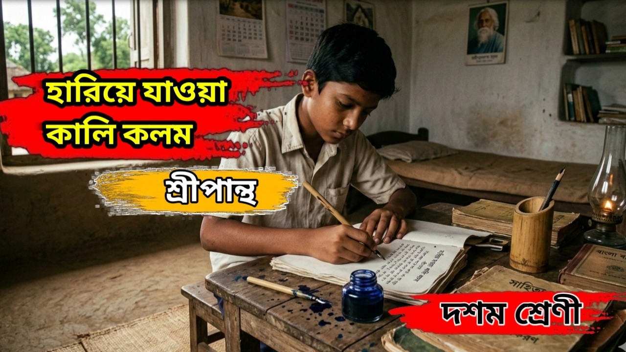 হারিয়ে যাওয়া কালি কলম || শ্রীপান্থ  || Class 10 Bengali hariye Jaoa Kali Kollam by shripantho ||