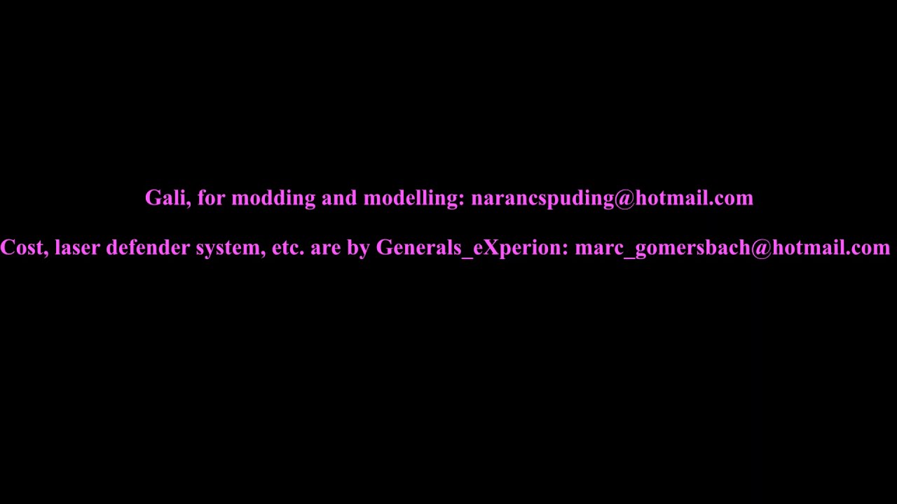 Generals Zero Hour Modding  Tutorial - Adding a Unit from 1 general to another