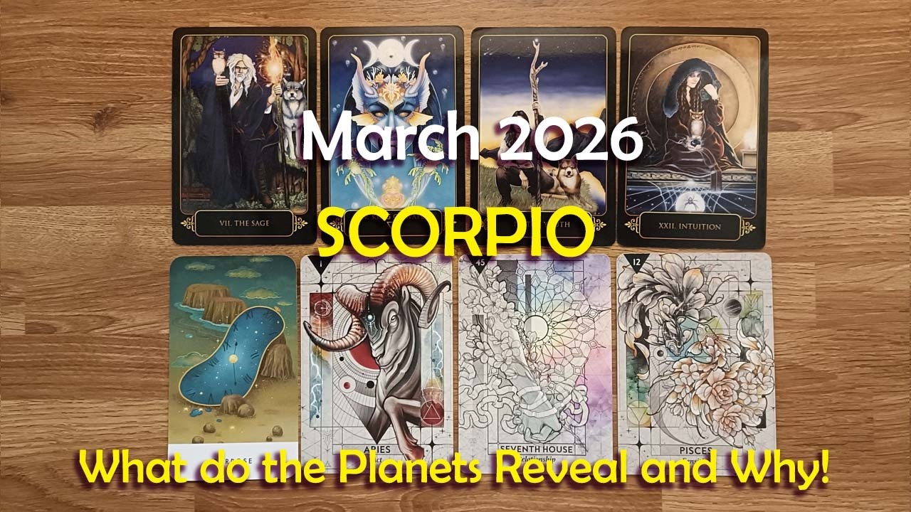 Таро-расклады для Скорпиона на март 2026 года 🙏🏻✨ Что вам открывается и почему 👉🏼🕰️📩