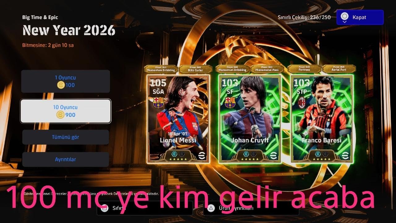 eFootball_2026  0 tl  Hesapta gelene bakın🔥😍