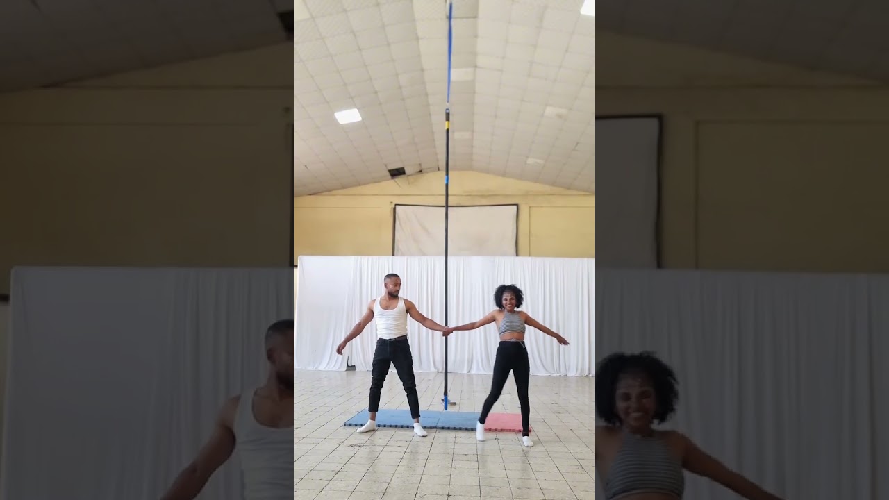 Circous ethio abissinya duo arial pole performance by wintanna and yohannes