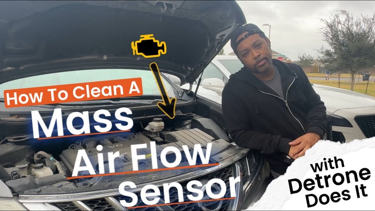 How to clean a Mass Air Flow Sensor | Nissan Code P0101