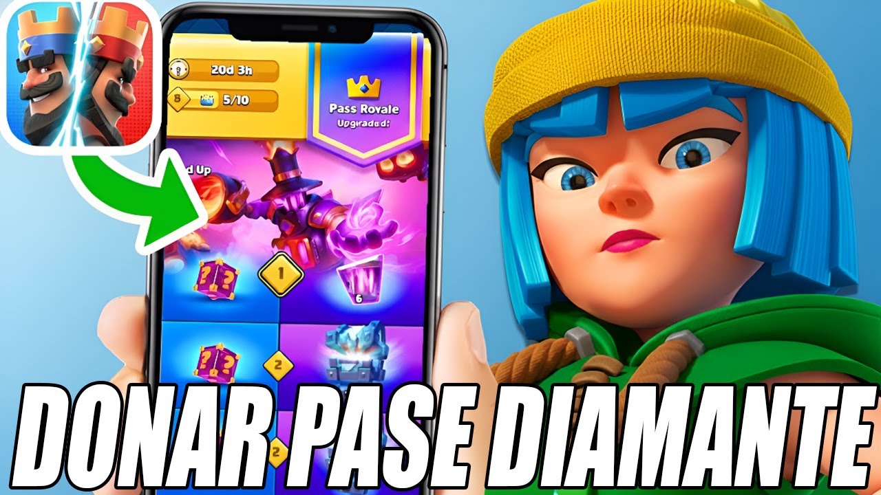 C&oacute;mo Donar El Pase Diamante A Amigos En Clash Royale