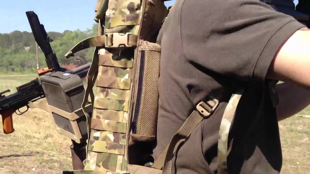 M249 SAW 800 round backpack feed