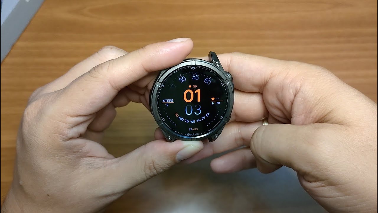 Zeblaze VIBE 8 unboxing and quick menu view