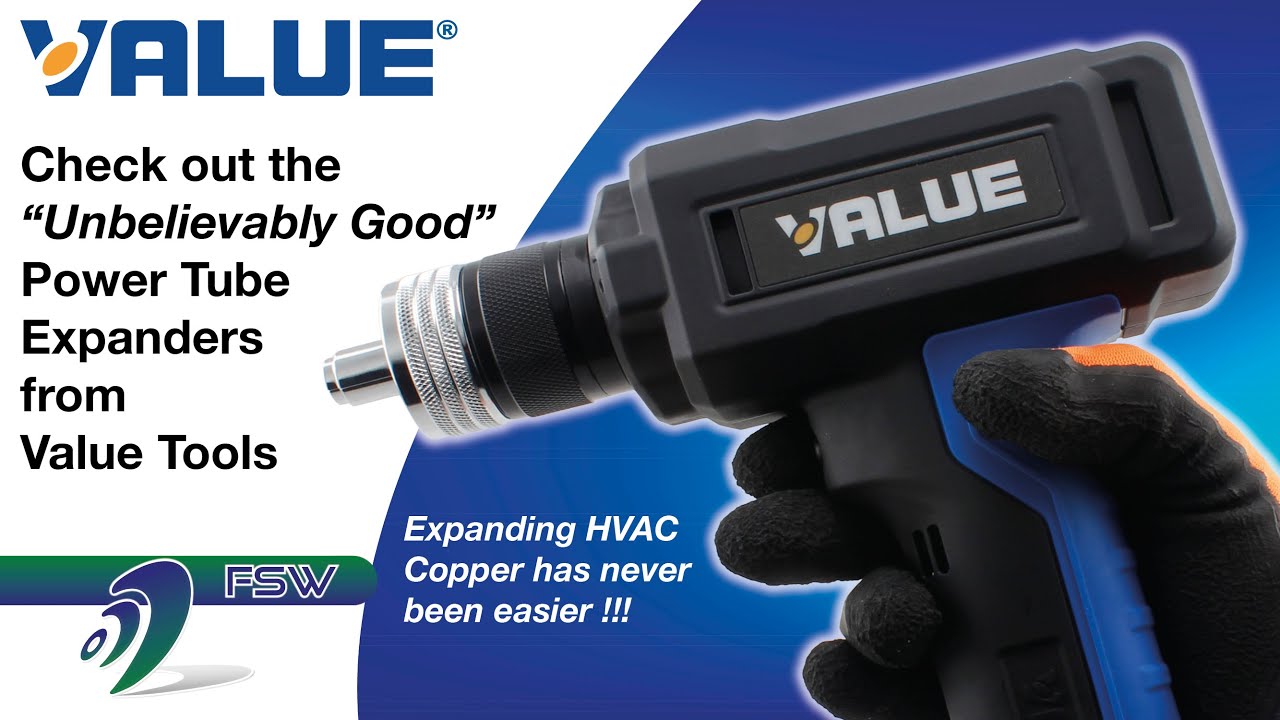 Value VTE29D & VTE 42D Cordless Tube Expander Sets