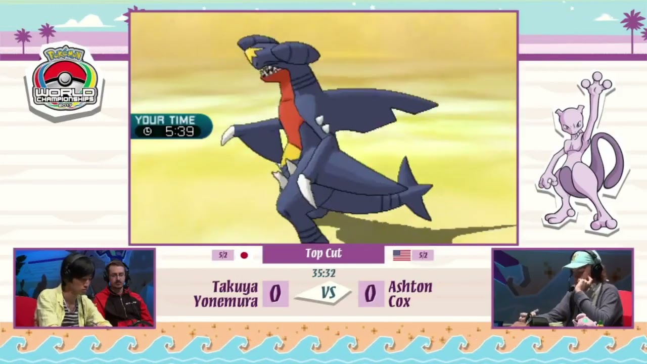Pokemon World Championships 2017 VGC Top Cut   Ashton Cox vs Takuya Yonemura