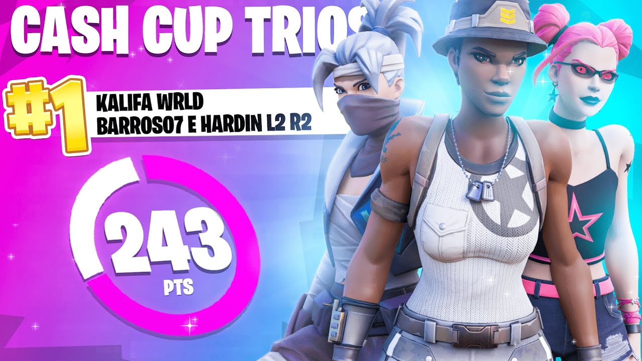 Top 1 Cash Cup Trio 🏆 ($1500) ft. Barroso e Hardin