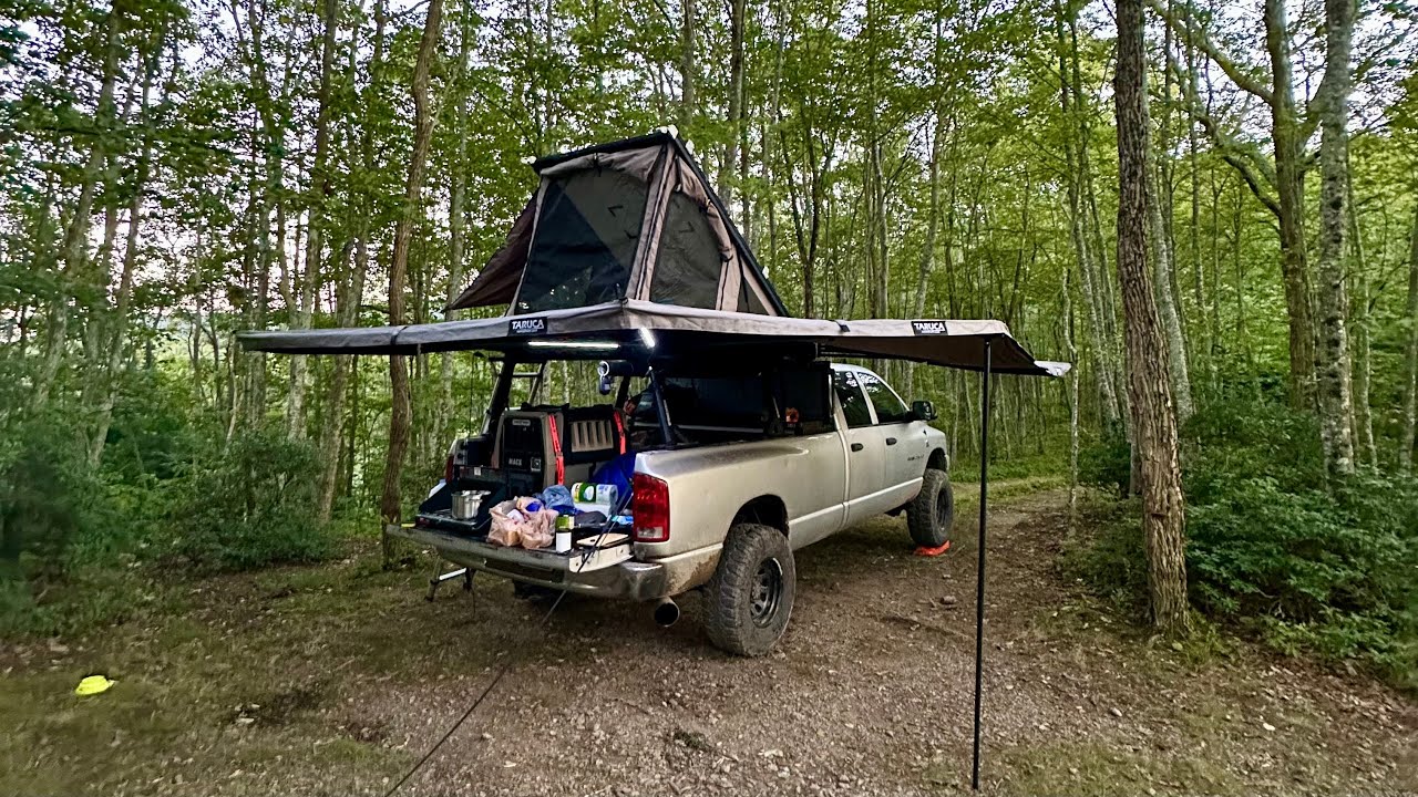 Dispersed Camping in George Washington National Forest |ASMR | 