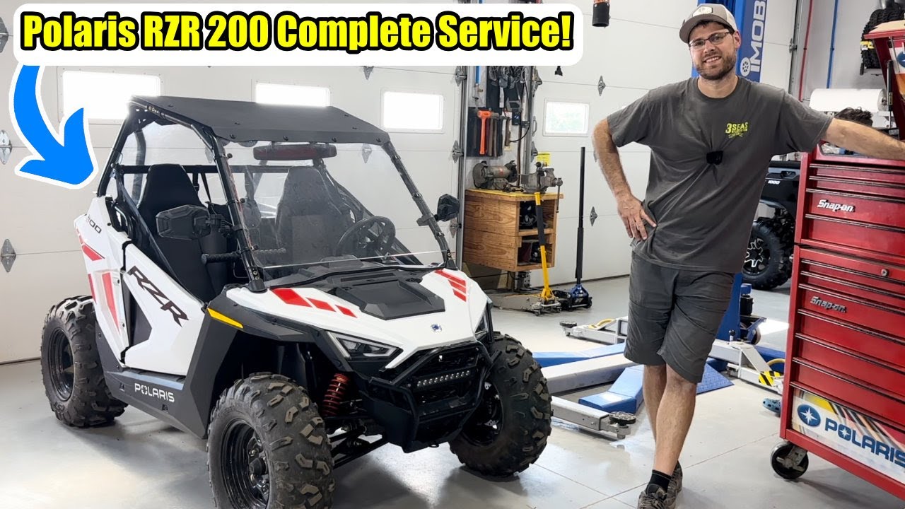 Polaris RZR 200 Oil Change & Complete Service!
