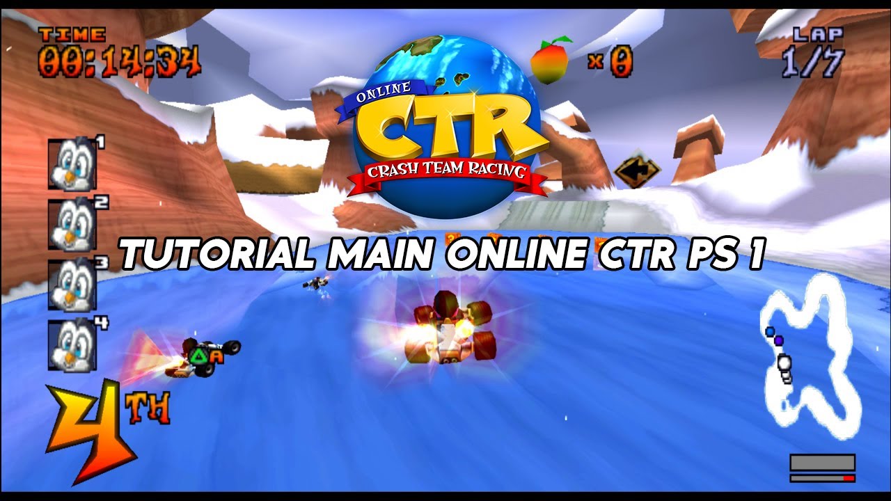 Tutorial Main Online CTR PS 1 - Ajang Beradu Skill Para Sepuh