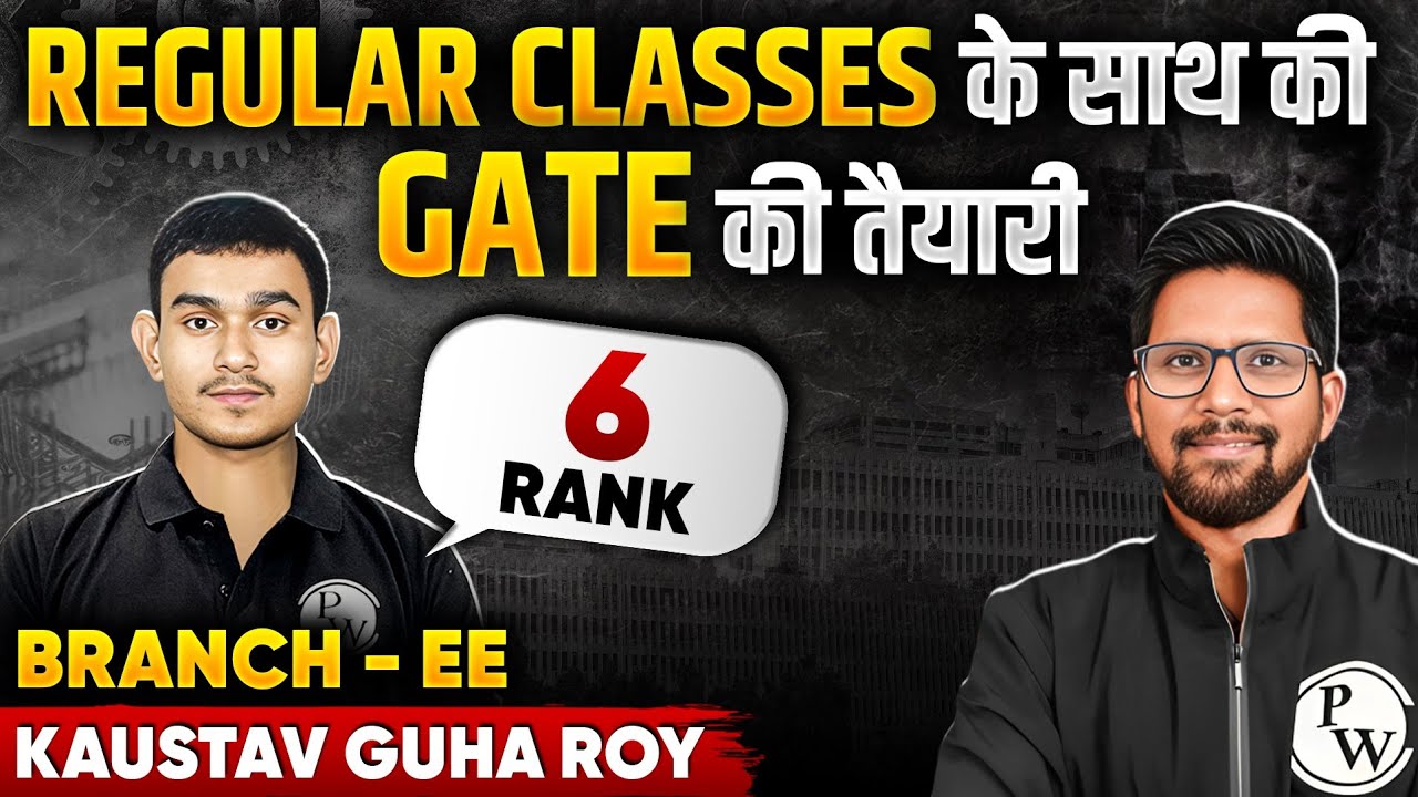 GATE 2024 Result | Meet Kaustav AIR 6 In EE | GATE 2024 Topper Interview